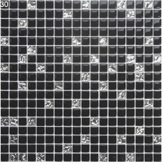 Stain-resisatnt and Stunning Glass and Metal Swimming Pool Mosaics For Project