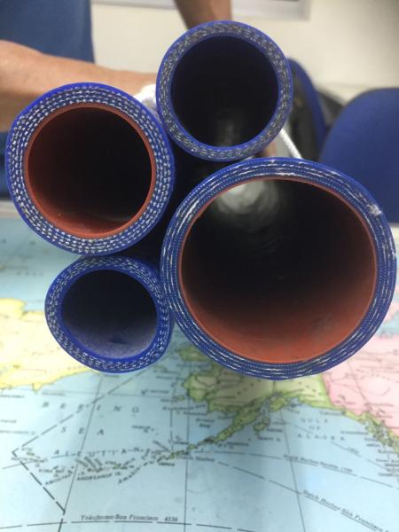 Mangueira do silicone de um Samco de 6 polegadas/tubulação de alta temperatura do silicone para o carro de competência, vermelha
