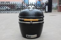 Solo Style 24 Inch Kamado Grill 61cm Blue Charcoal Ceramic Nylon Wheels