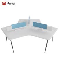 Prise en charge de la personnalisation Minimaliste Moderne écran Diviseur Bureau Bureau Employé Bureau 6 places Extra épais sur mesure