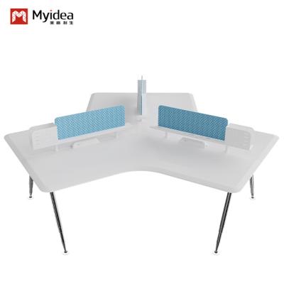 Support customization Minimalist Modern Screen Divider Workstation Office Employee Desk 6-Seater Extra Thick Custom-Made