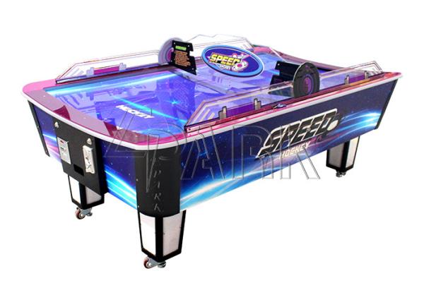 Curved Surface Coin Operated Air Hockey Game Table For Shopping Center