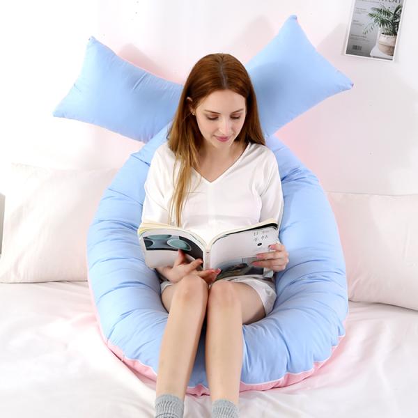 Breathable полная дама Подушка Подковообразный Sleeping Валик размера тела беременная