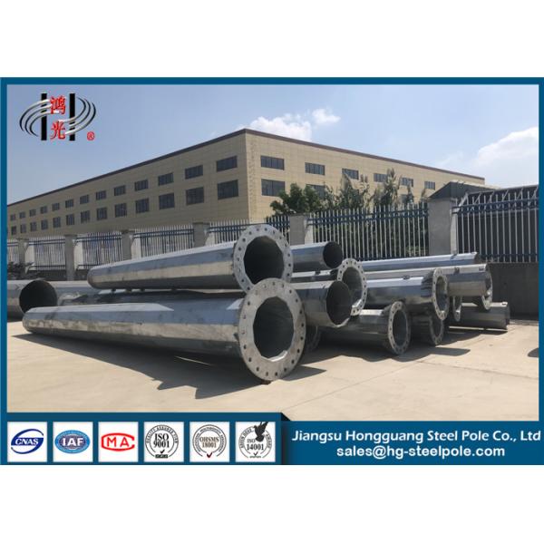 Гальванизированный поляк передающей линии электропитания поляка нержавеющей стали трубчатый