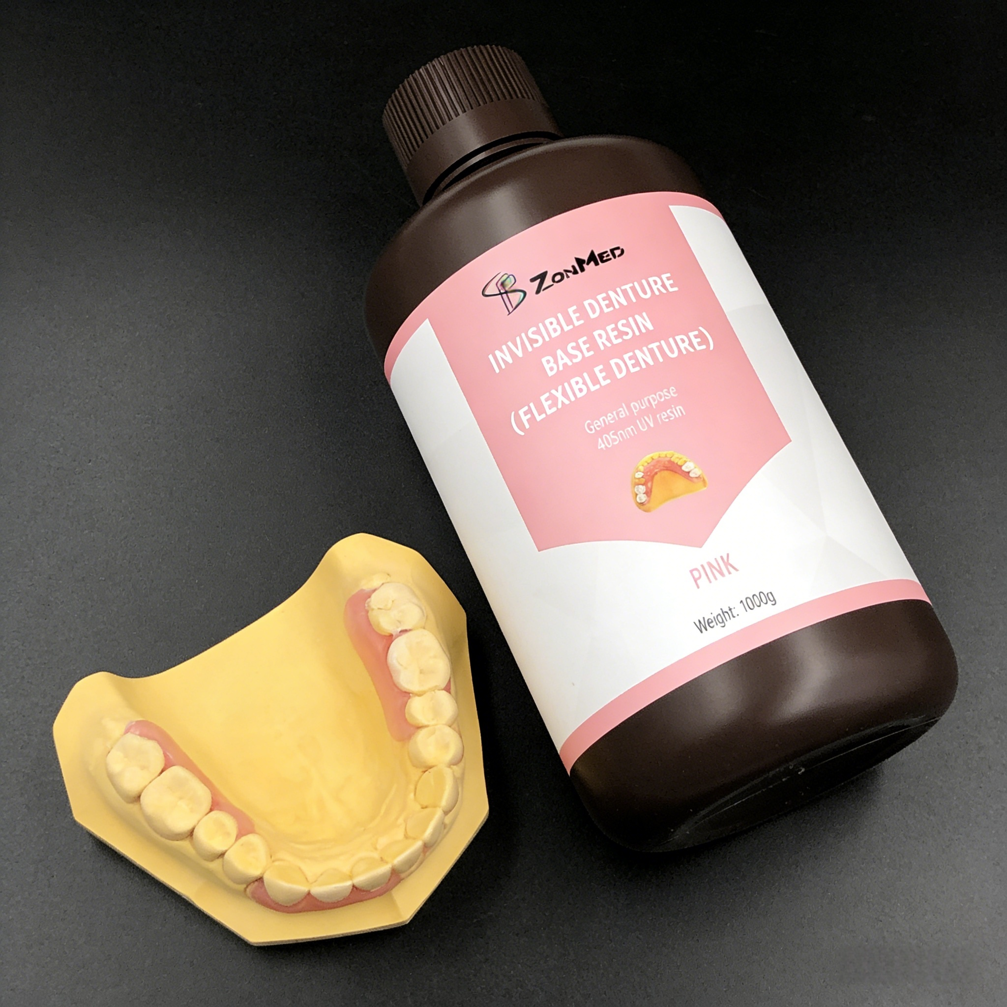 High Elasticity Invisible Denture Base Resin Flexible Denture Denture Base For Partial And Full Dentures Invisible Denture Base