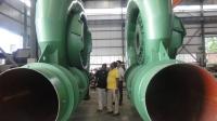 Turbina horizontal Francis Turbina hidroeléctrica Francis 50HZ con acero al carbono Q345
