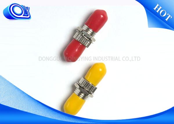 metal type ST SM Fiber Optical Adapter st fiber optic connector For Telecommunication networks ftth