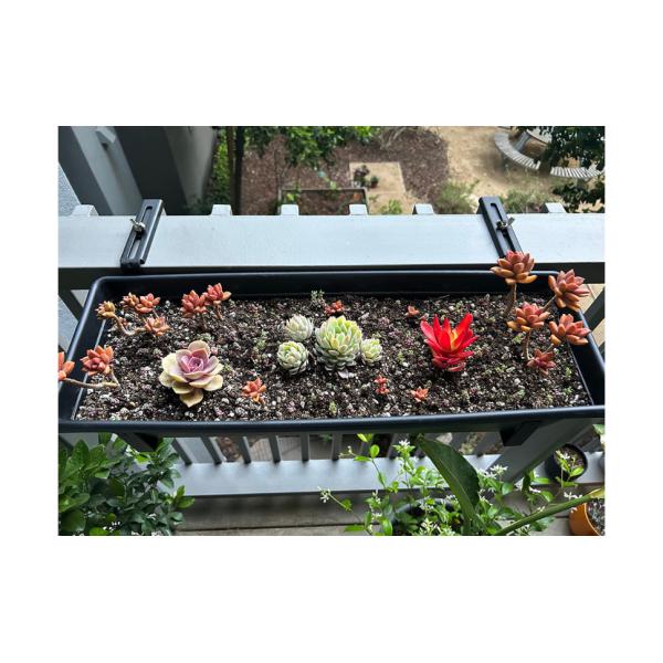 6-9 дюймов оконные ящики плантаторы современные наружные висячие растения стоят для садового декора