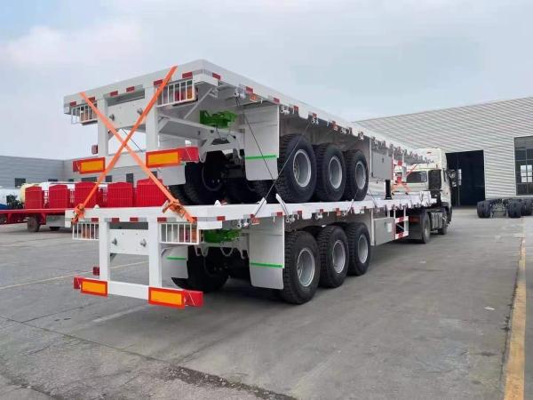3 Axle 40FT 20FT Container Chassis Skeleton Truck Semi Trailer for Container Transport
