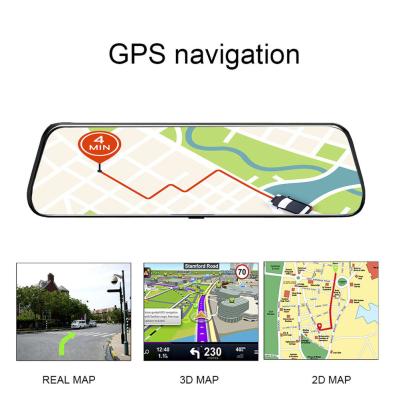 10 Inch RoHS 4G Rear View Mirror Stream Media Auto Dash Cam