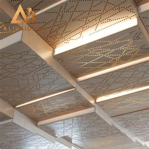 Aluminum Building Facades Modern  Perforated Metal Ceiling
