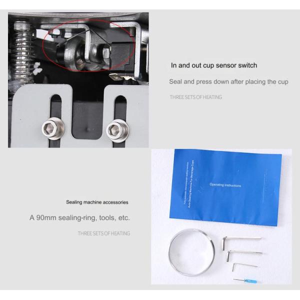 22.2 KG Capacity Milk Tea Sealing Machine with Temperature Control and Easy Operation