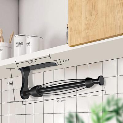 Stainless Steel Easy Tear Wall Mount Paper Towel Holder With Damping Function