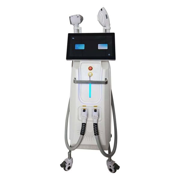 2 In 1 Shr Ipl Elight 808 Laser Handle Screen Linkage Hair Removal Machine