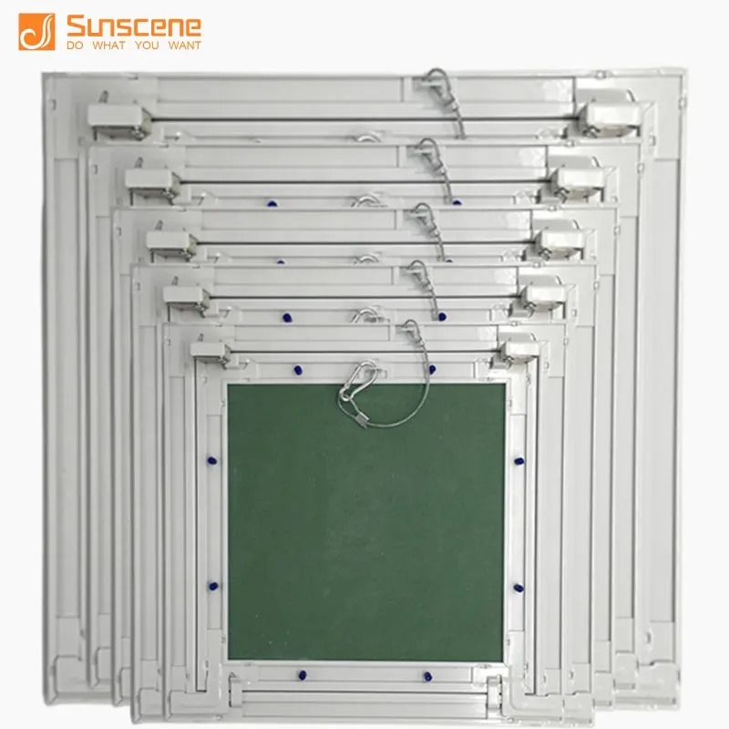 Ceiling / Wall Aluminum Access Panel Moisture Proof Customized 12mm / 9mm