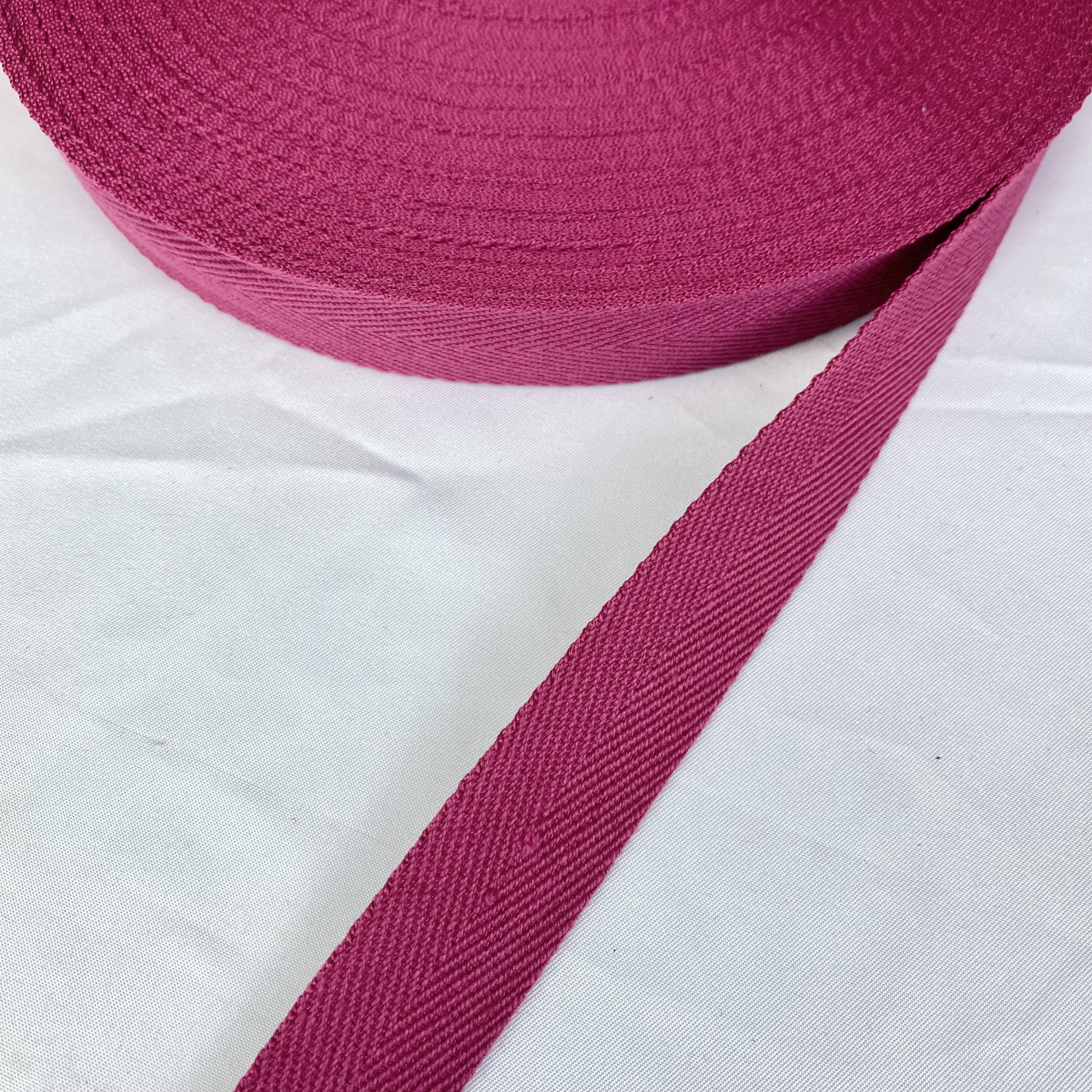 Herringbone polyester-cotton webbing Various colors Backpack strap Belt Handbag strap
