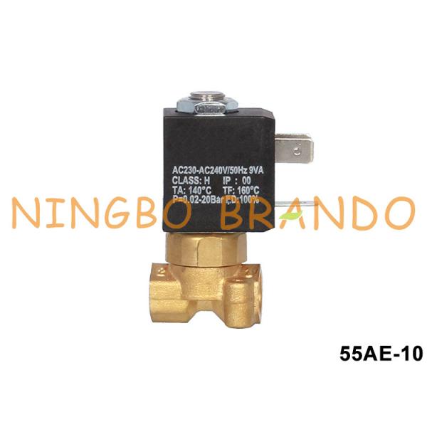 Клапан соленоида 24V машины кофеварки эспрессо 2 путей 220V