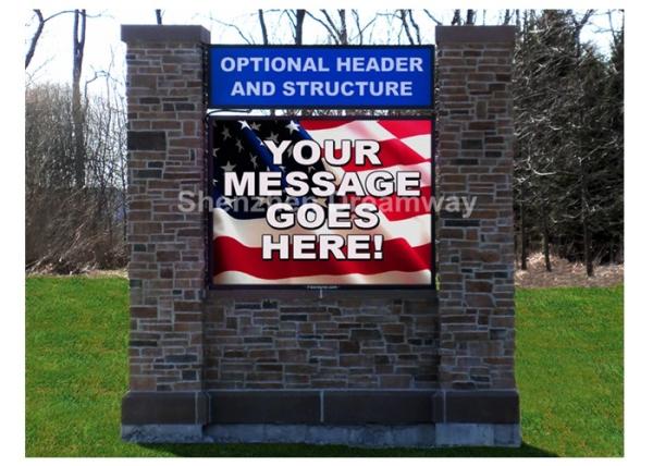 Front Maintenance P10 Outdoor LED Signs Advertising with OPTO / SILAN