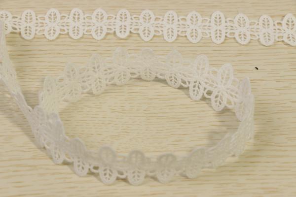 Symmetrical Guipure Water Soluble Lace 100% Polyester 1.1 Inch Ribbon