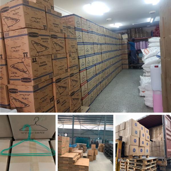 Customized Cloth Hanger Steel , 40.5cm Electrostatic Spraying Metal Coat Hangers