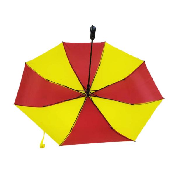 TUV аттестовал зонтик складных людей полиэстера 190T Windproof