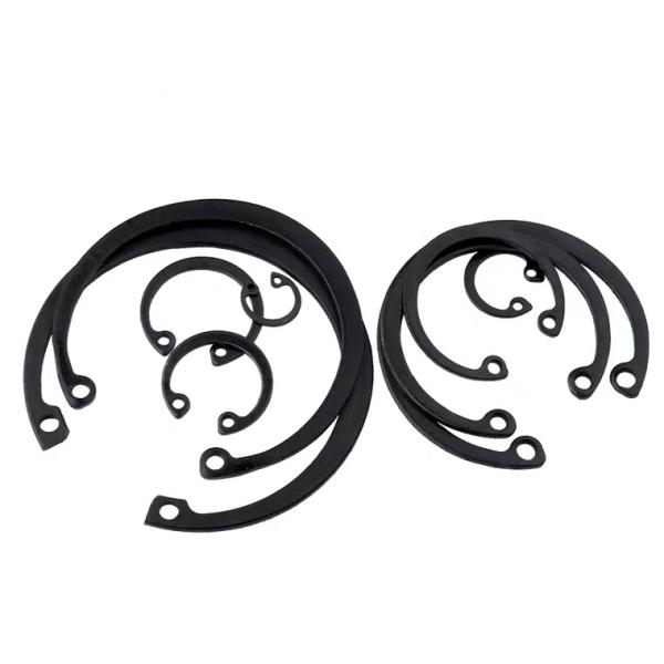 Circuito de anillo de retención de acabado liso DIN471 DIN472 para fijación y apretamiento de acero