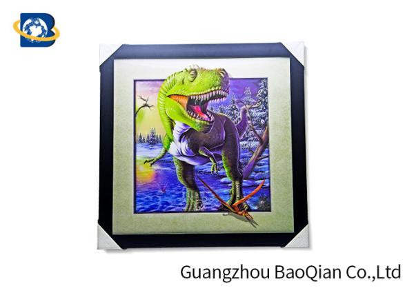 High Definition 3D Image Lenticular Printing Services Decorative Animal Design