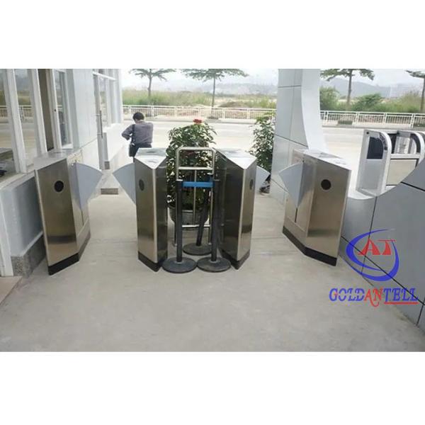ESD Access Control Turnstile RS485 With Fingerprint / Ticket / Card Reader