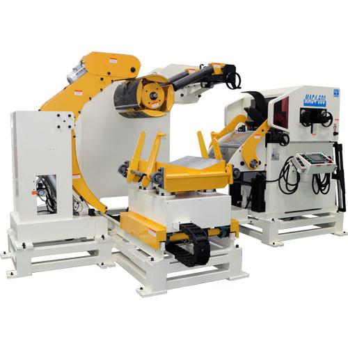 Fast Speed Punch Feeder Metal Sheet Straightening Machine / Wire Rope Press Machine