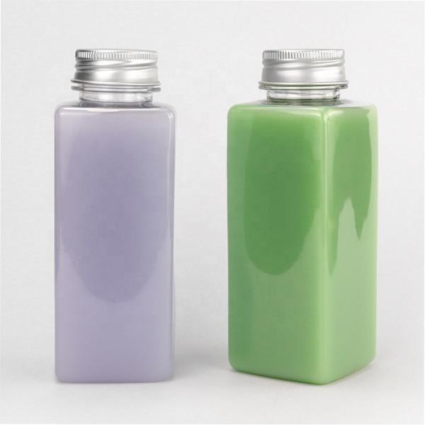 Custom Label Plastic Juice Jar 350ml Vendors Tiny PET For Fresh Juice