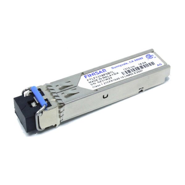 OEM 1310nm Finisar SFP FTLF1318P3BTL Transceiver for Gigabit Ethernet