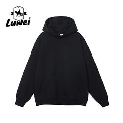 Premium Custom Blank Oversized Sweatshirt Pullover 100% Cotton Drop Shoulder Heavy Hoodies Men for Printing