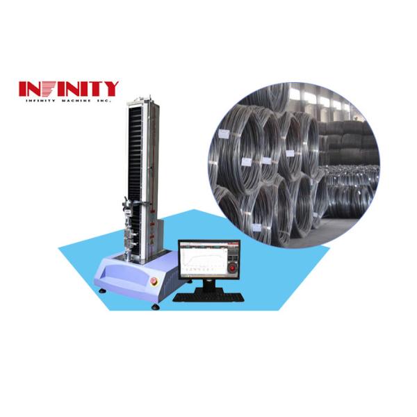 Máquina de ensaio universal acionada por um servomotor de corrente alternada Panasonic japonês para ensaios de tração de fios metálicos