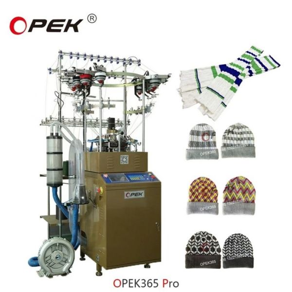 Opek 365 Pro  Professional Jacquard Hats and Scarf Knitting Machine