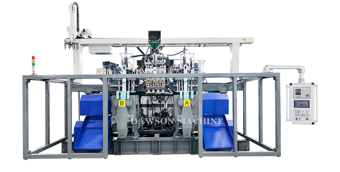 High Speed 4 Head Automatic Extrusion Blow Molding Machine for Plastic Bottle Making