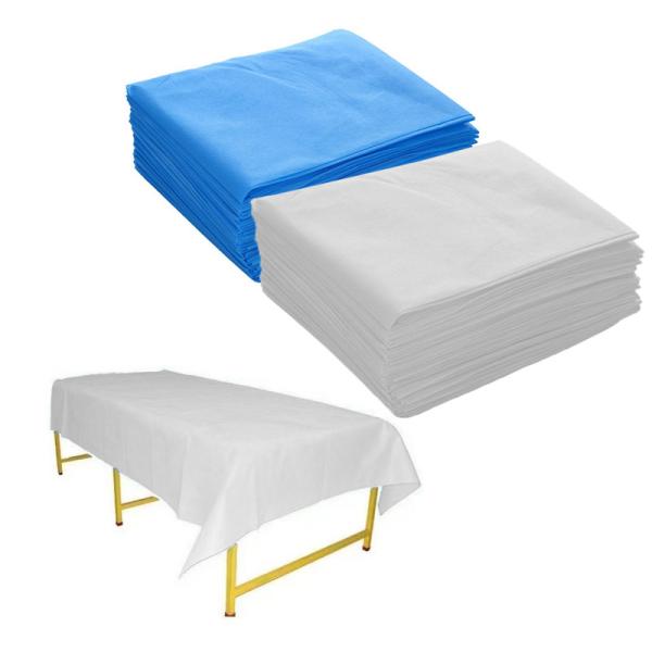 Pp + tampa não tecida respirável da folha de cama do filme do Pe para a sala da sauna