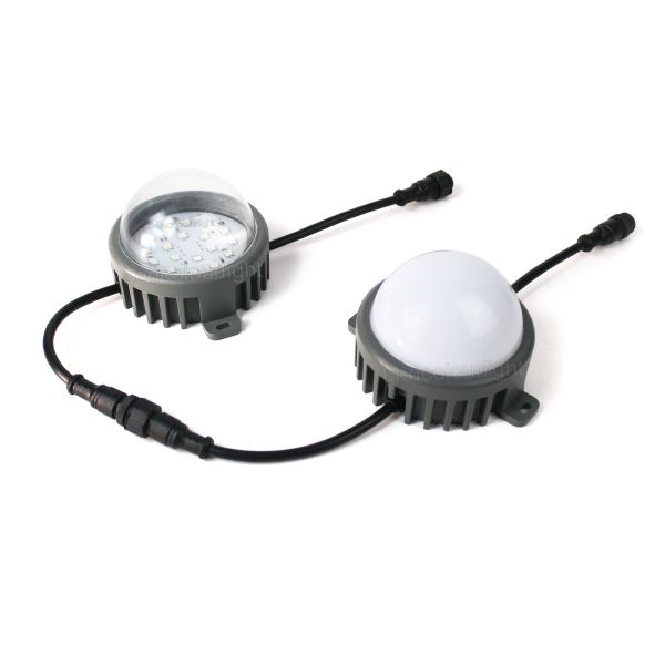 Outdoor IP68 100mm DC24V DMX RGB LED Pixel Dot Light for Facade Landscape