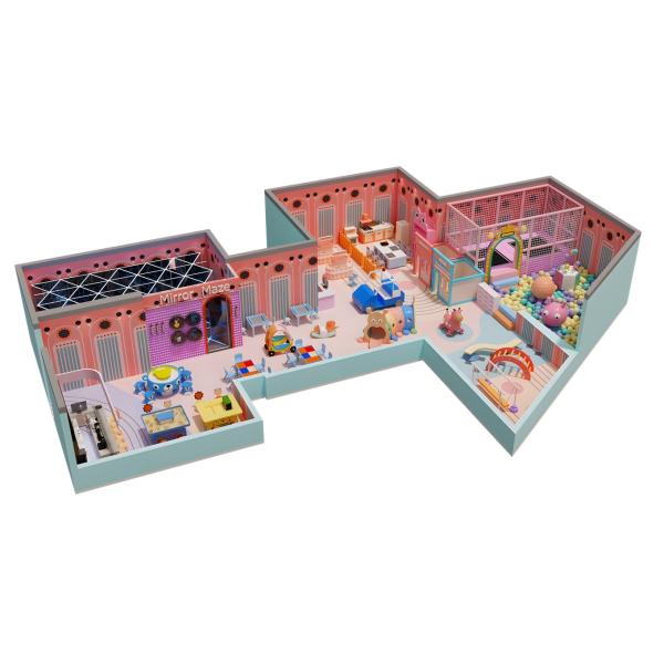 Ocean Themed Indoor Playground Equipment Colorful & Safe Kids' Adventure Zone