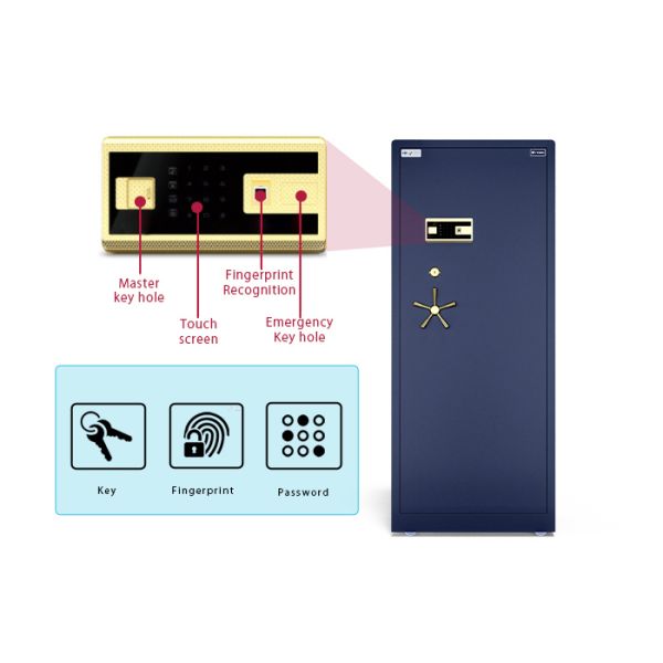 Large Jewelry Watch Winder Safe Best Home Biometric Fingerprint Lock