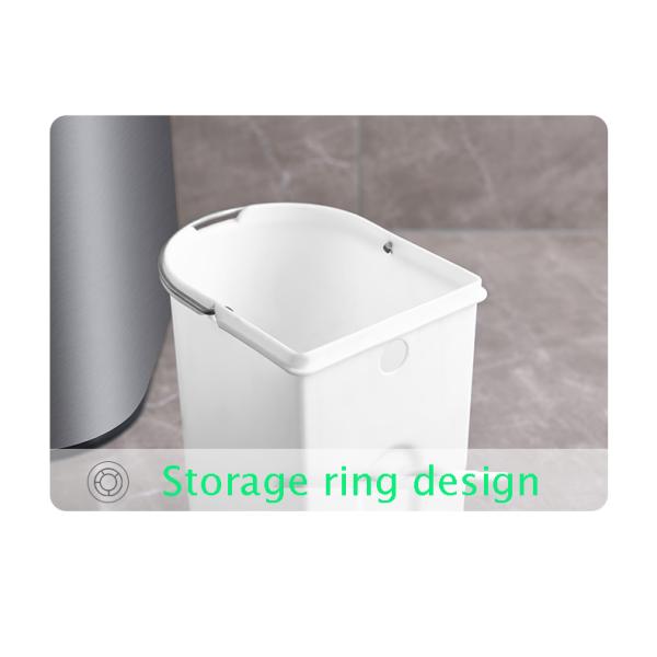Automatic Household Toilet with Lid Narrow Paper Basket Sewn Disposable Toilet Brush Intelligent Induction Sensor Garbage Can
