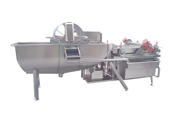 Turbine Type Industrial 1TPH Vegetable Washing Machine
