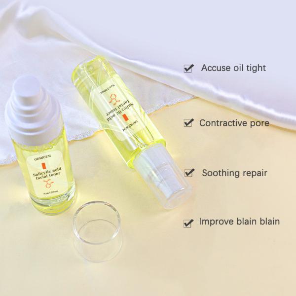 Tinta ácida salicílica de hidratación 100ML para el ODM aceitoso del OEM de la piel del acné