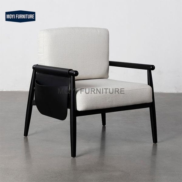 Solid Wood Frame Italian Style Armchair Teddy Velvet Fabric Lounge Chair for Hotel Living Room Dining Coffee Leisure Reading