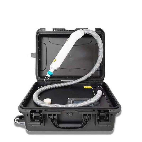 Trolley Case 1064nm 532nm 1320nm Q Switch Nd Yag Laser Tattoo Removal Machine