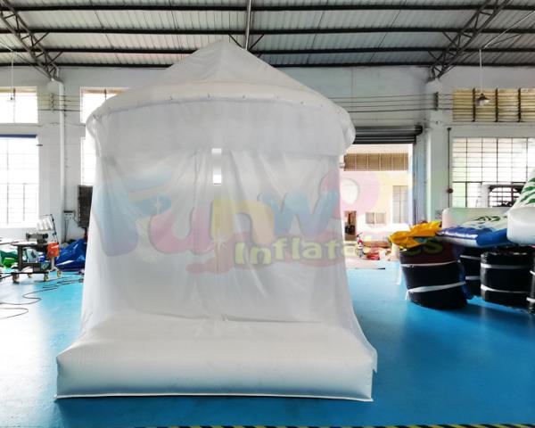 Castelo Bouncy branco inflável comercial do OEM para o jardim de infância