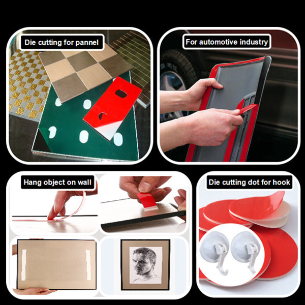 Double Sided Customizable Size PE Foam Tape For Wire Slot Fixing
