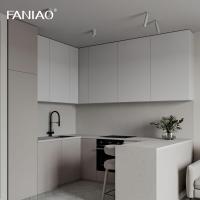 Armoires de cuisine contemporaines pour fournisseur appartement modulaire garde-manger personnalisé Armoire de cuisine en bois moderne