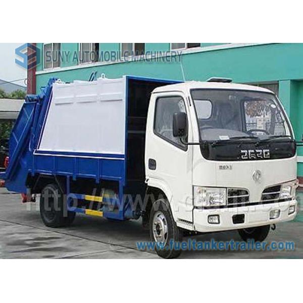 3cbm--5cbm Small Compactor Garbage Trucks Dongfeng Chassis 4x2