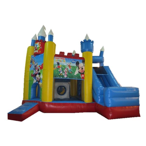Cute lovely mickey inflatable combo castle beautiful inflatable mickey themed combo on sale