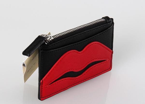 Clear Vinyl Fashion Travel Cosmetic Bag , Small Plastic Makeup Bags With Lip Logo